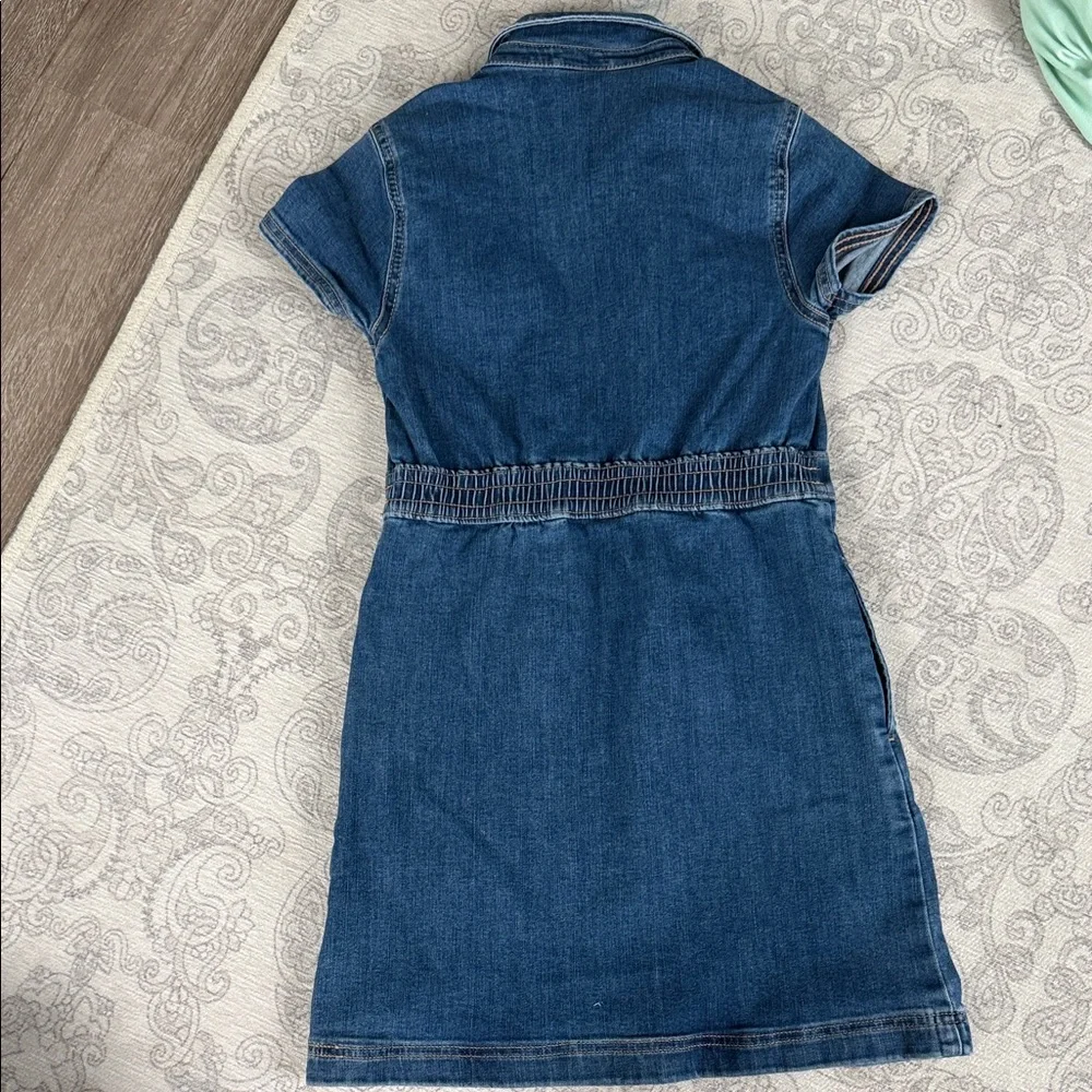 Abercrombie kids Girls' Dark Blue Denim Shirt Dress